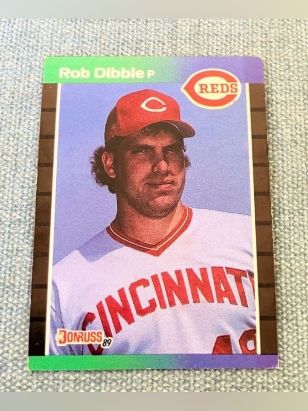 1989 Donruss Cincinnati Reds Baseball Card Trading Card